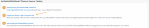 installing QuickBooks Web Connector